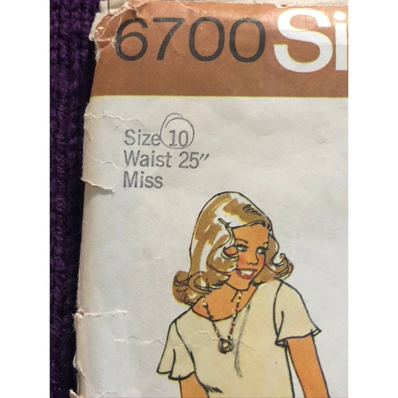 Simplicity 6700 wrap swing skirt pattern sz 10 - Picture 2 of 5